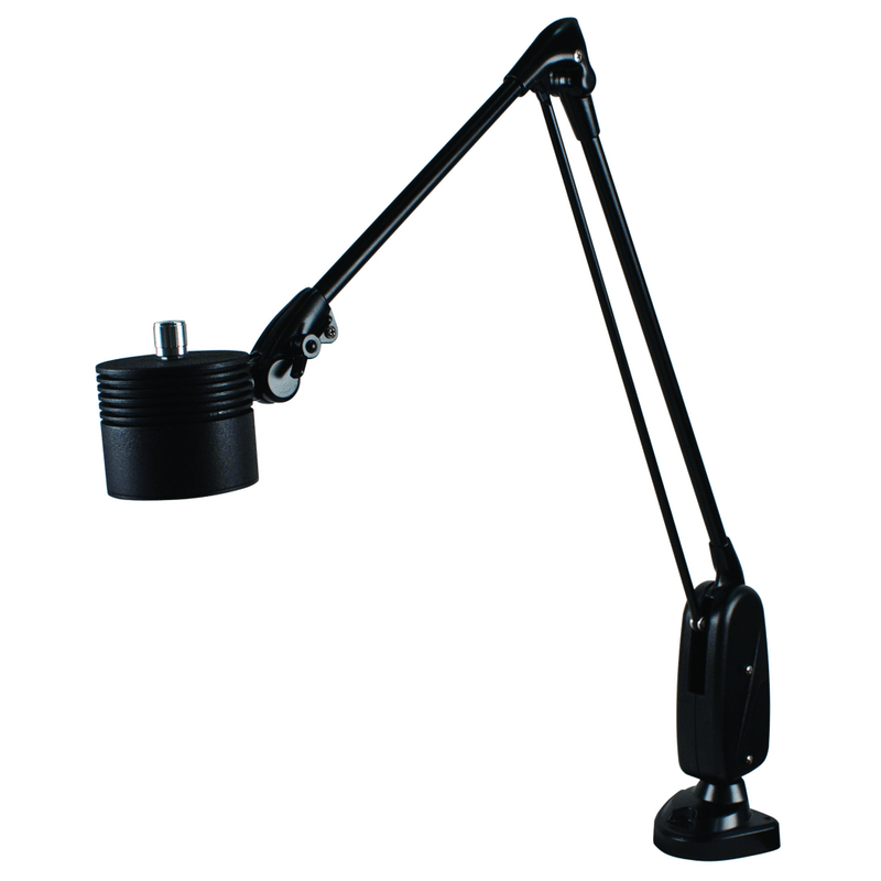 Dazor KC50LEDCA24CM Floating Arm Led Dim Spot Light - Clamp Mount - 24" Overall Length