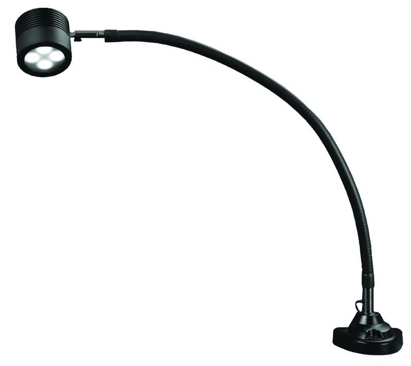 Dazor KC50LEDFA25CM Gooseneck Dim Spot Light- Clamp Mount - 25" Overall Length