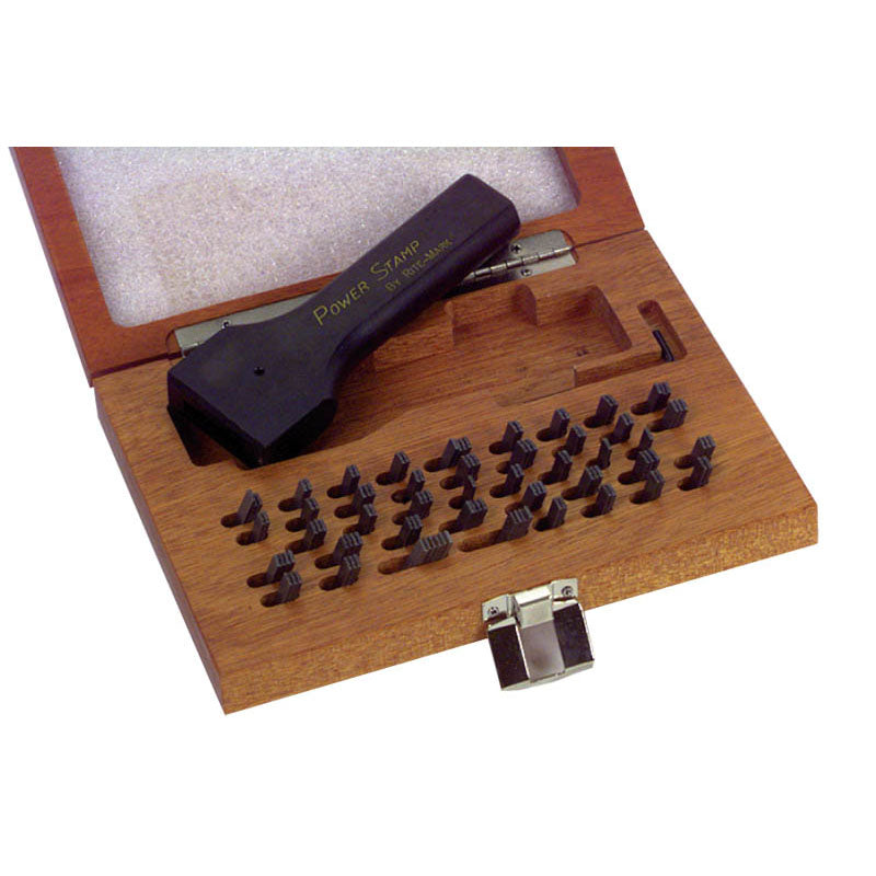 Rite-Mark KF5510332 112 Pieces - Figure & Letter Stamps Set with Holder-3/32"