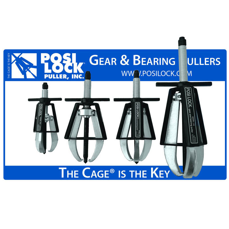 PosiLock KL52PM4 Puller - 3 Jaw; 5 to 20 Ton Capacity