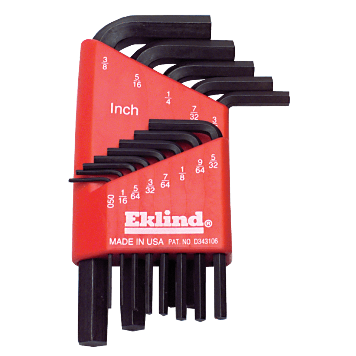 Eklind KM5010113 13 Pieces-0.050"-3/8" Short Arm Style - Hex Key Set
