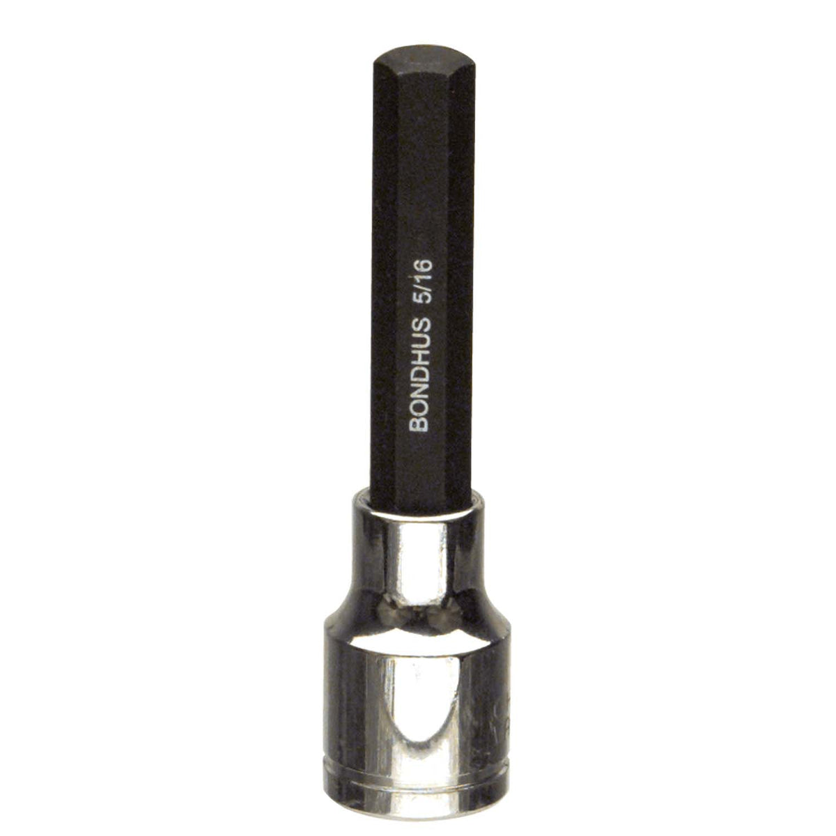 Bondhus KN5343213 5/16" x 2" Overall Length-3/8" Drive - ProHold Socket Bit