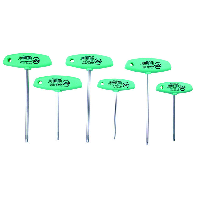 Wiha KN5436496 6PC T-HANDLE TORX PLUS DRIVER SET IP10-30