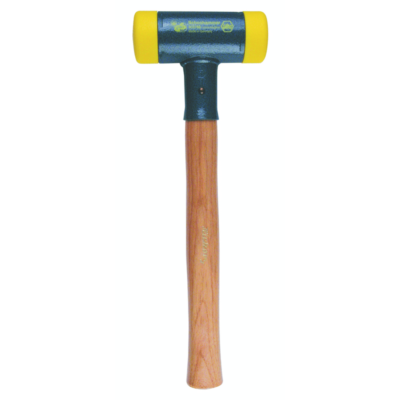 Wiha KN5480025 Dead Blow Recoilless Hammer -- 18 oz; Wood Handle; 1'' Head Diameter