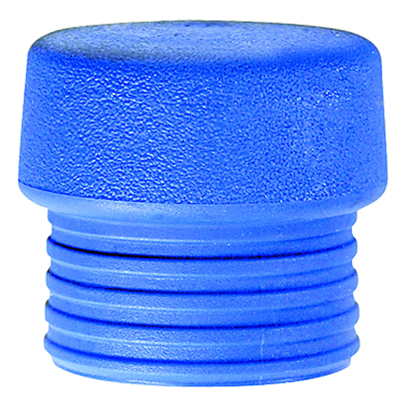 Wiha KN5483251 Split Head Mallet Face 2" Soft Shore Hardness 21-D, Blue, TPE
