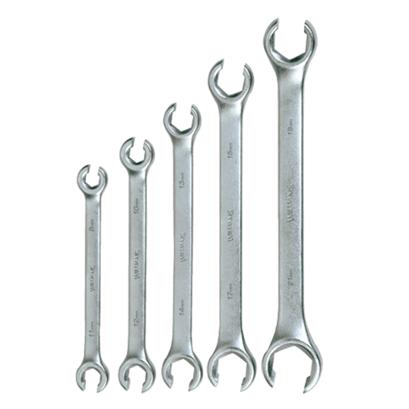 Williams KP3011692 5PC 9MM-21MM FLARE NUT WRENCH SET