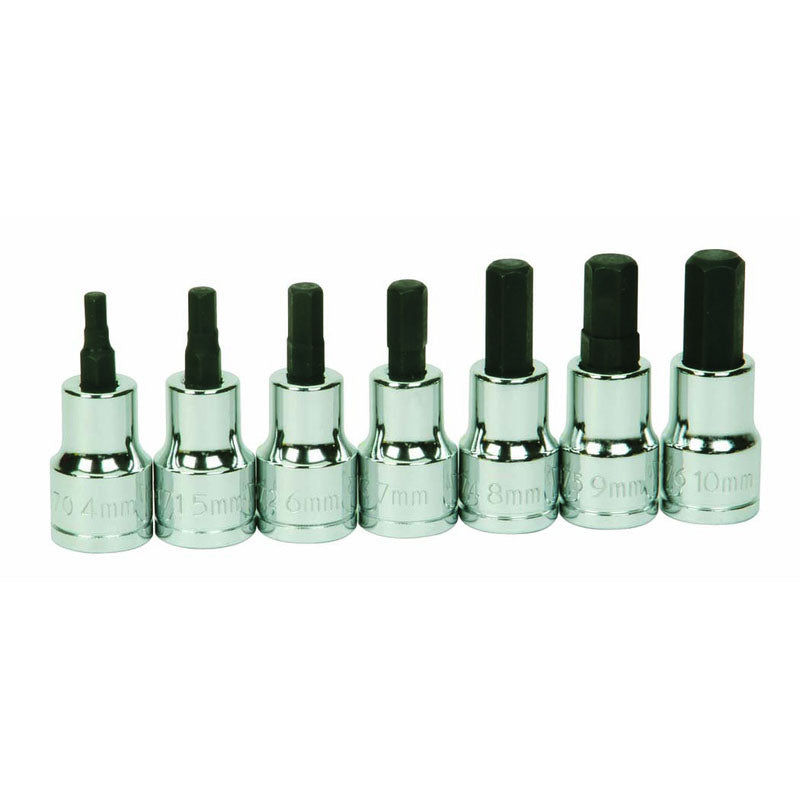 Williams KP3031904 7PC 3/8 DR SET SOCKET HEX BIT M