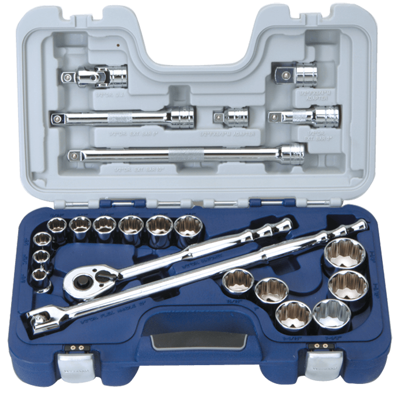 Williams KP3050609 23PC 1/2 DR SET SOCKET 12PT