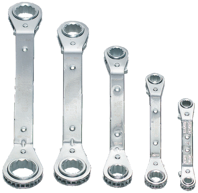 Williams KP30WS5 5PC RATCHETING BOX END WRENCH SET