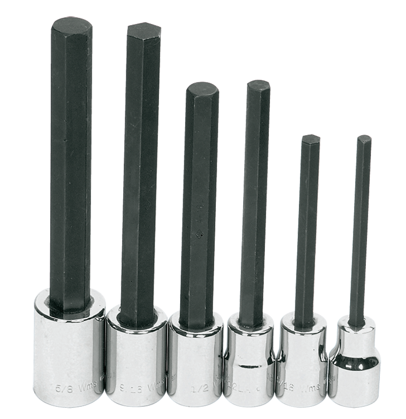 Williams KP30WSSS6RC 6PC 1/2 DR HEX DRUVE BIT SOCKET SET