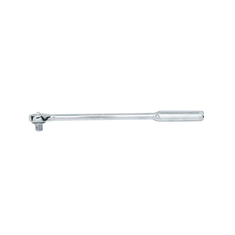 Wright Tool KP504425 15" Overall Length-1/2" Drive - Round Head - Extra Long Reversible Ratchet - Knurled Handle