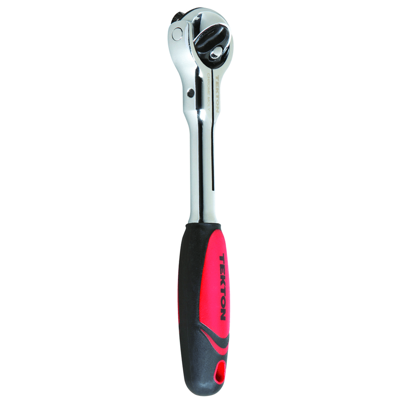 Tekton KP851490 6" Overall Length-1/4" Drive Swivel Head Ratchet