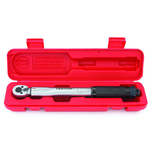 Tekton KP8524320 1/4" Drive 10 7/8" Overall Length English/Metric Scale Torque Wrench