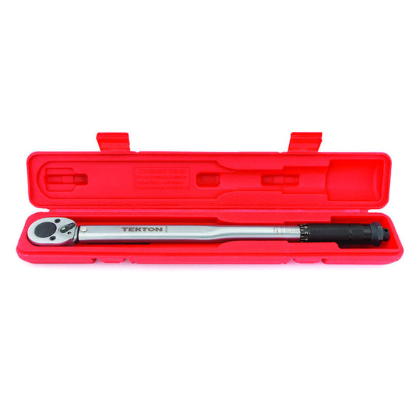 Tekton KP8524335 1/2" Drive 18 3/8" Overall Length English/Metric Scale Torque Wrench