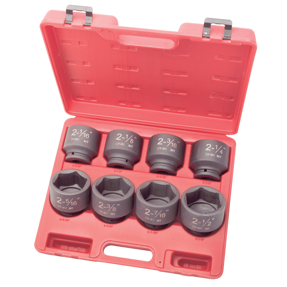 Tekton KP854893 8 Pieces-3/4" Drive Size - Shallow Ad-On Impact Socket Set
