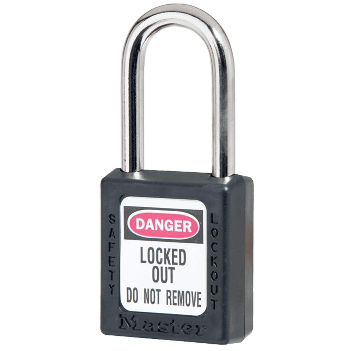 Master Lock KP90410BLKKA Xenoy Padlock - 1 1/2" Body Width; Keyed: Alike; Black