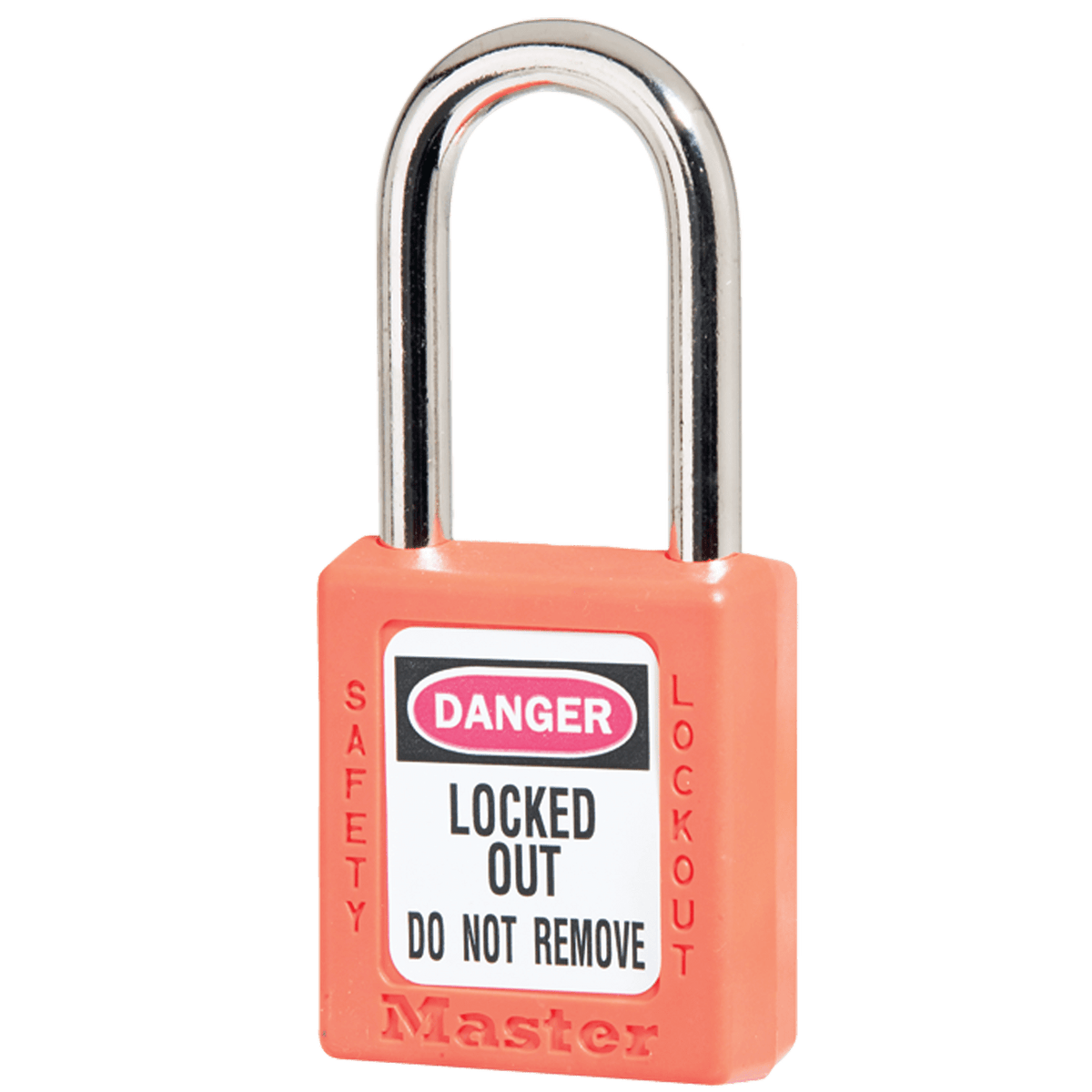 Master Lock KP90410ORJ Xenoy Padlock - 1 1/2" Body Width; Keyed: Different; Orange