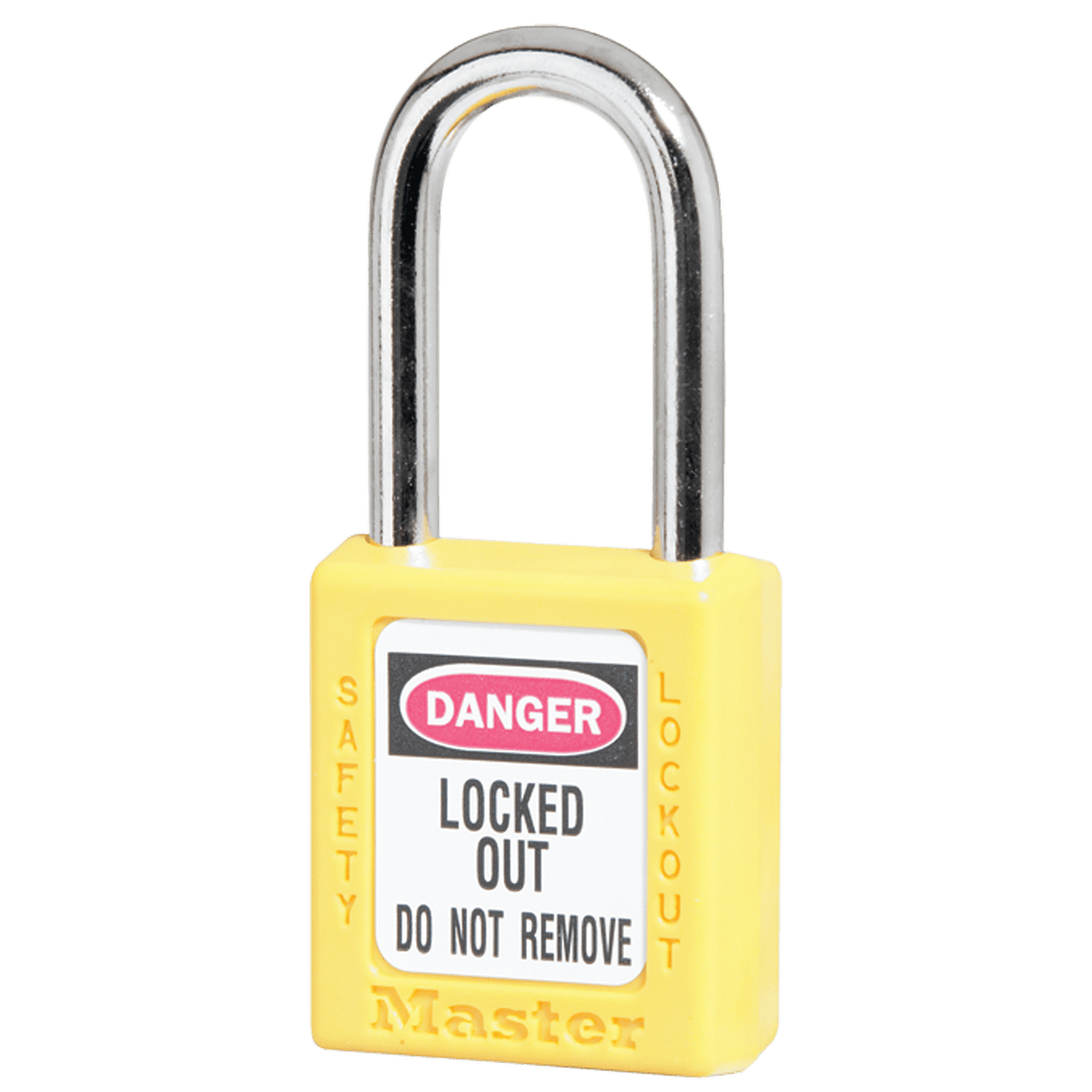 Master Lock KP90410YLWKA Xenoy Padlock - 1 1/2" Body Width; Keyed: Alike; Yellow