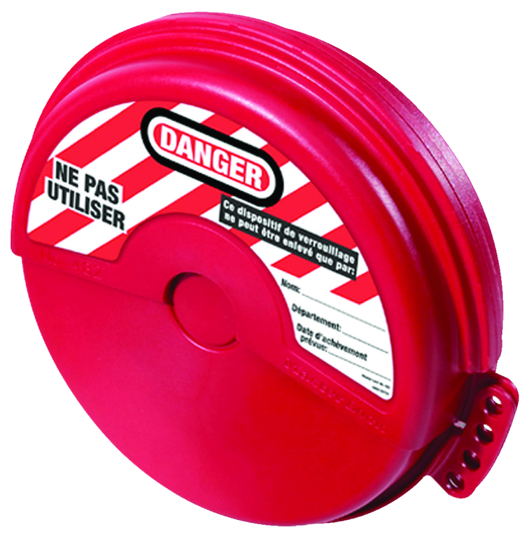 Master Lock KP90482 Fits 4" x to 6 1/2" Diameter Handles - Gate Valve Lockout