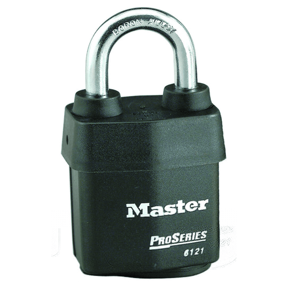 Master Lock KP906121 Hi-Vis Aluminum Padlock 2 1/4" Body Width; Keyed: Different