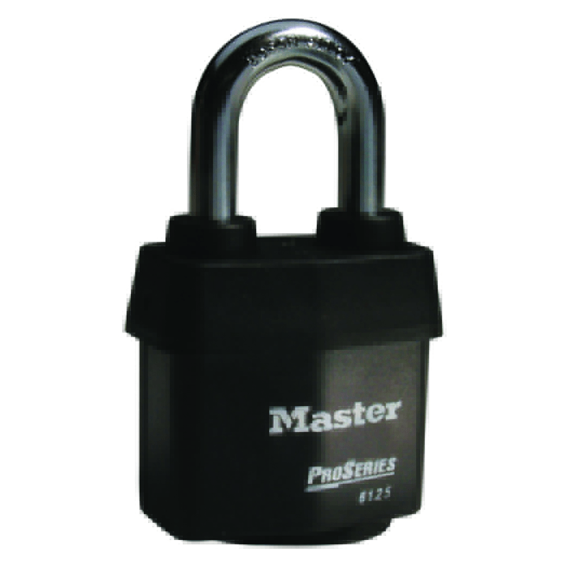 Master Lock KP906125 Hi-Vis Aluminum Padlock - 2 3/8" Body Width; Keyed: Different