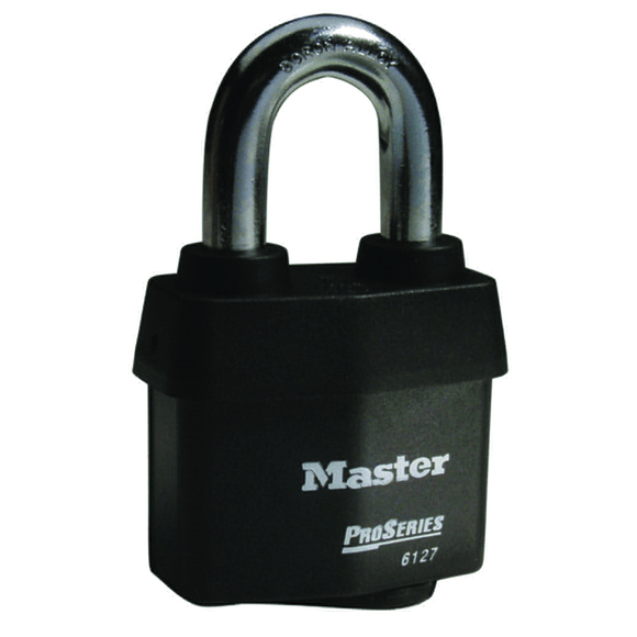 Master Lock KP906127 Hi-Vis Aluminum Padlock - 2 5/8" Body Width; Keyed: Different