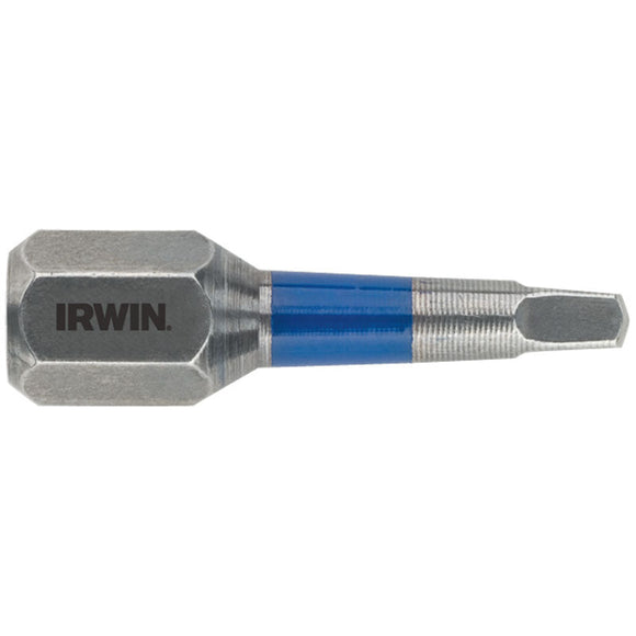 Irwin KW4092203 #1 x 1" Length - Square Drive Style - Hex Insert Bit