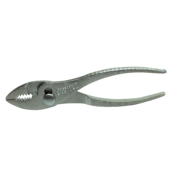 Crescent KW50H28 Crescent Slip Joint Pliers with Wire Cutter -- #H28V Plain Grip 1-1/8'' Capacity 8'' Long