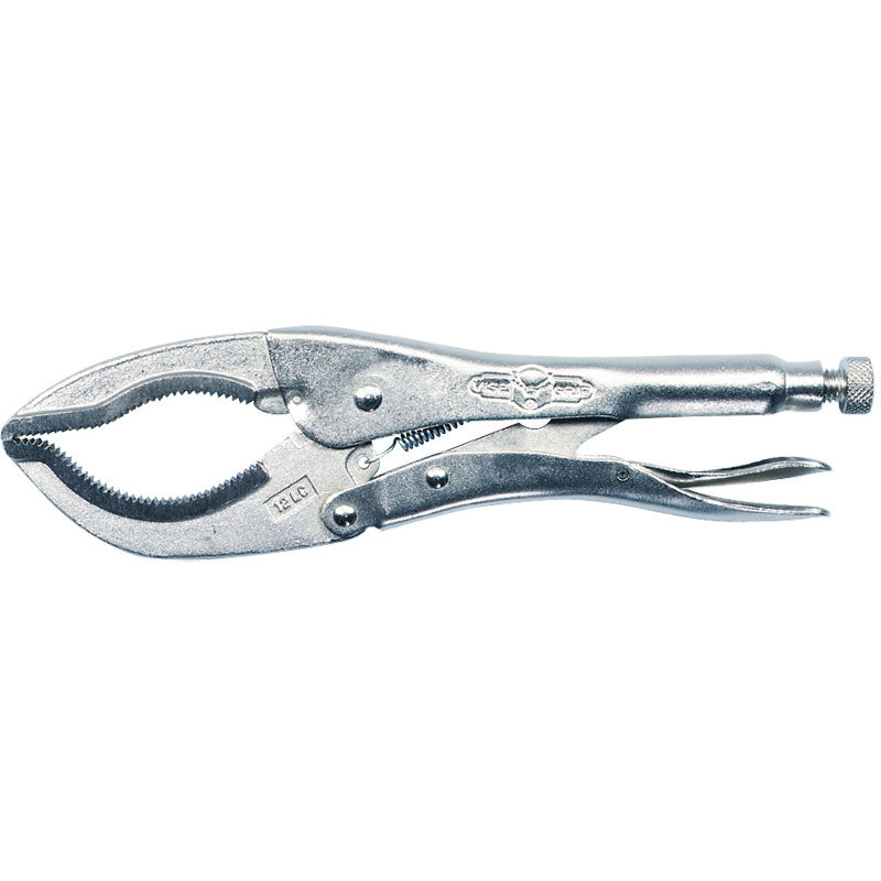 Irwin KX5012LC Large Jaw Locking Pliers -- #12LC Plain Grip 0 to 3-1/8'' Capacity 12'' Long