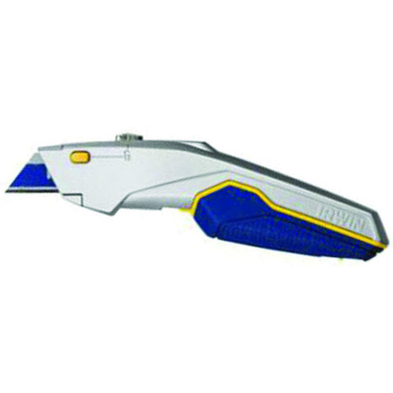 Irwin KX501774106 Pro Touch Grip (includes 6 Blue Blades) - Retractable Utility Knife