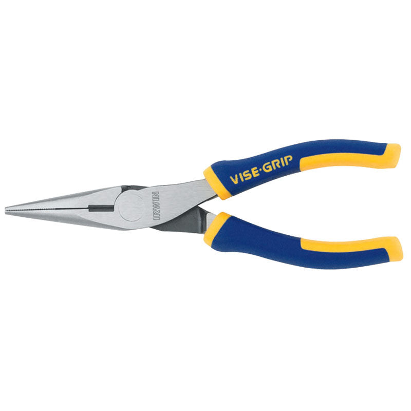Irwin KX502078216 Vise-Grip Long Needle Nose Pliers - Model 2078216 Cushion Grip 6" Long