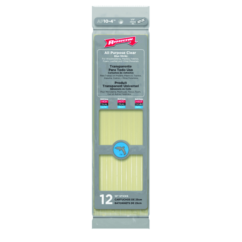 Arrow KX6000011 Model AP104 - All Purpose-10" Length-12 Package - Glue Stick