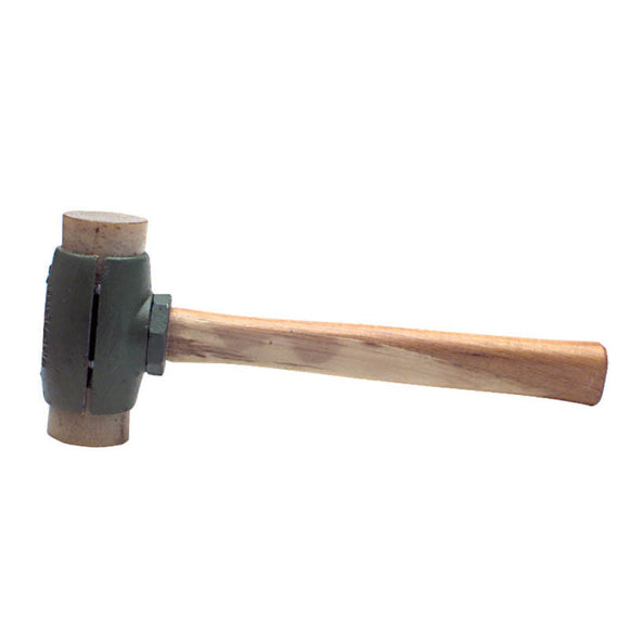 Garland KY50R1 Rawhide Hammer with Face - 1.5 lb; Wood Handle; 1-1/4'' Head Diameter