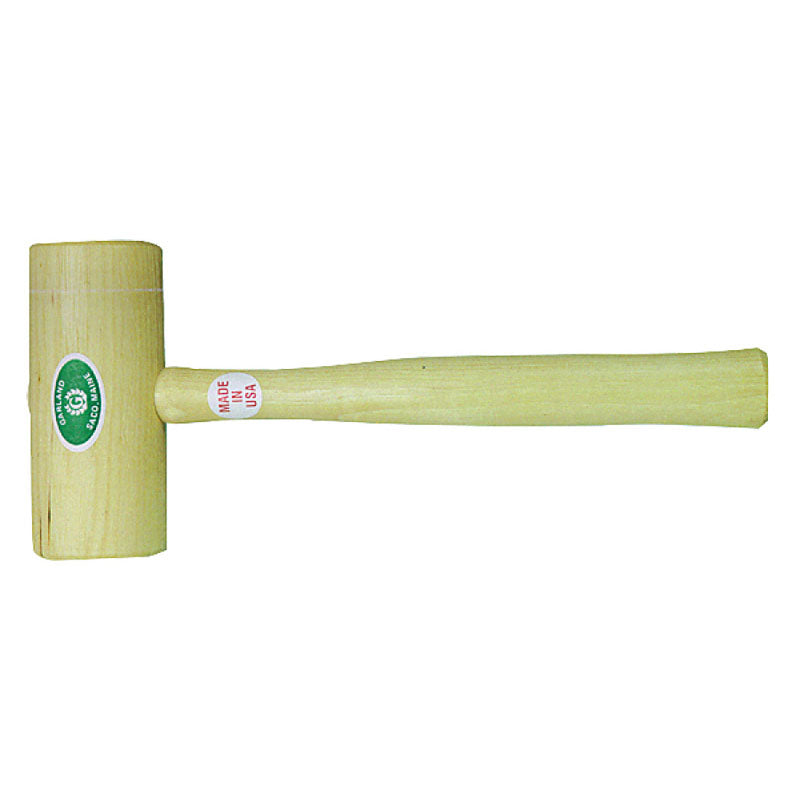 Garland KY60W2 Garland Hardwood Mallet -- 14 oz; Hickory Handle; 2-1/4'' Head Diameter