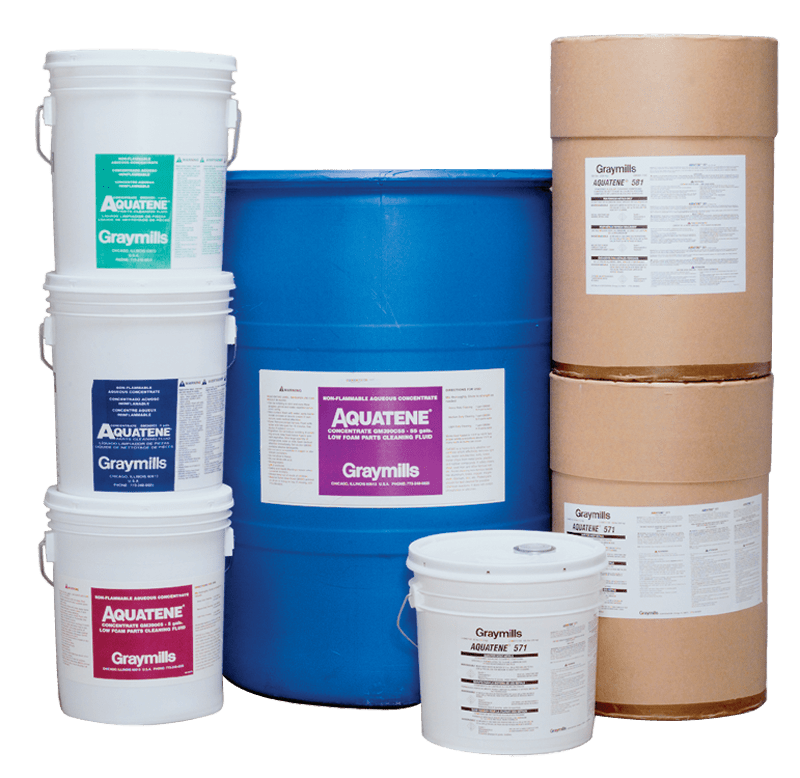 Graymills LC56GM57125 Aquatene 571 Biodegradable Cleaning Solution - For Non-Ferrous Metals-25 lb