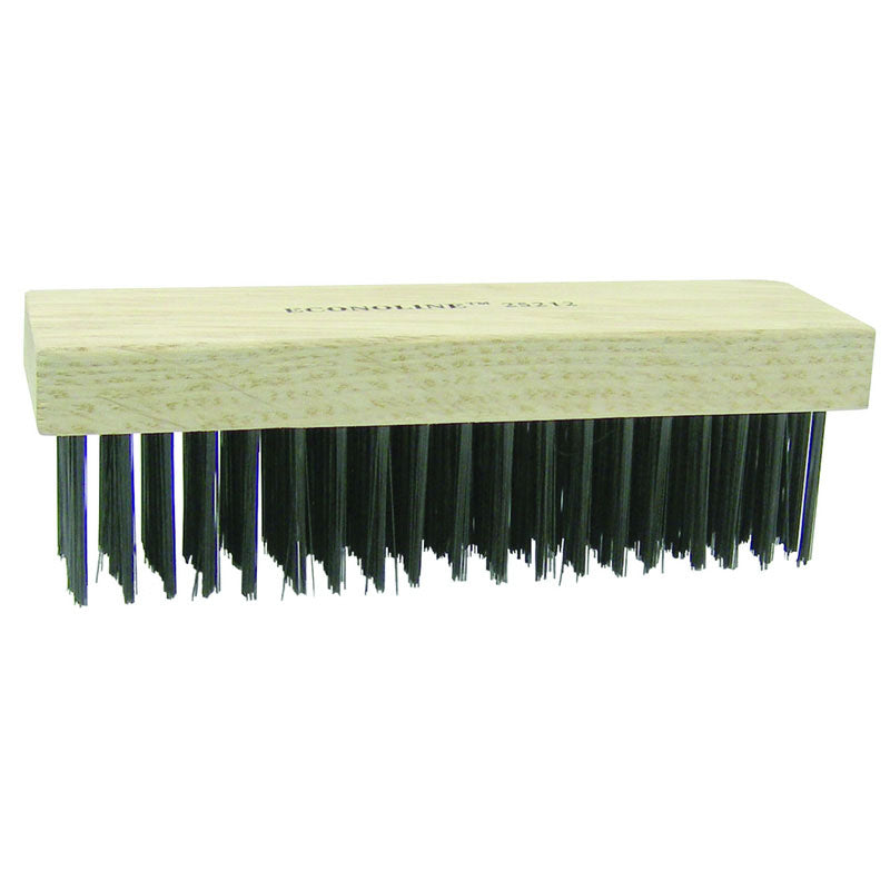 Weiler LD5025212 7" x 3" - 0.012 Round Wire Block Type Industrial Hand Brush