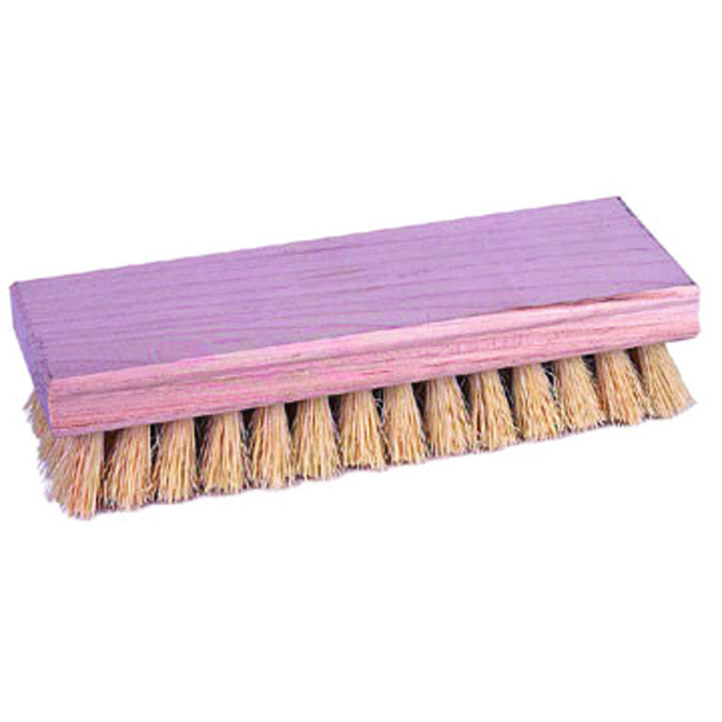 Weiler LD5044024 8" x 2 3/4" - White Tampico Block Type Industrial Hand Brush