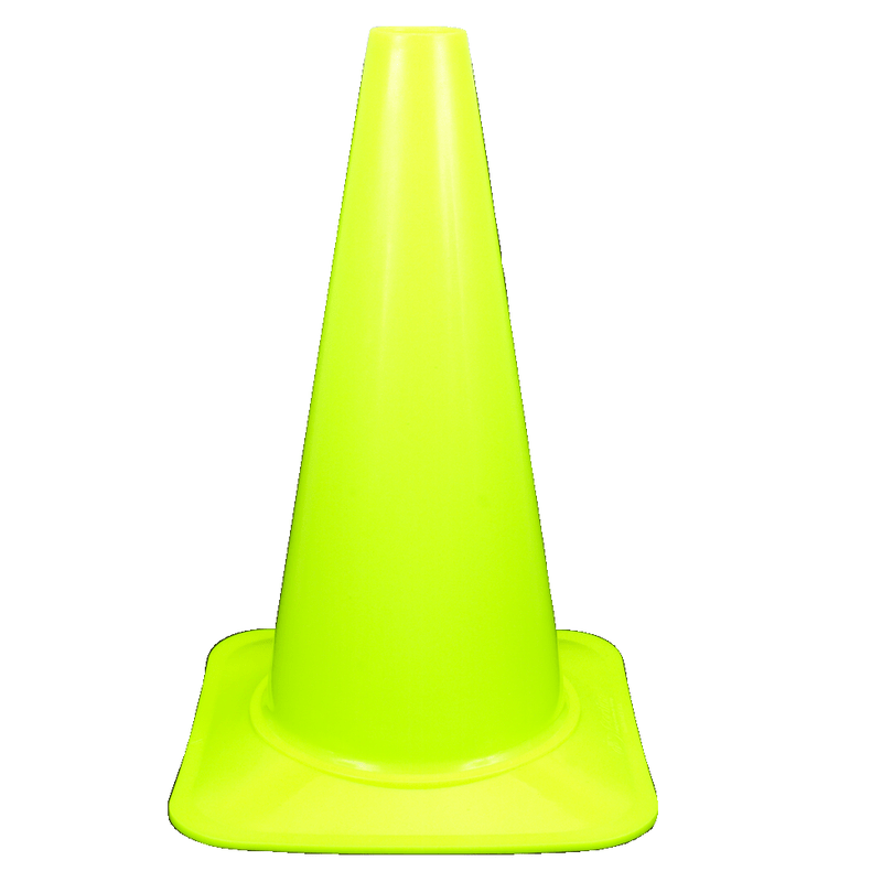 Cortina LF4550041 18" Fluorescent Lime Cone
