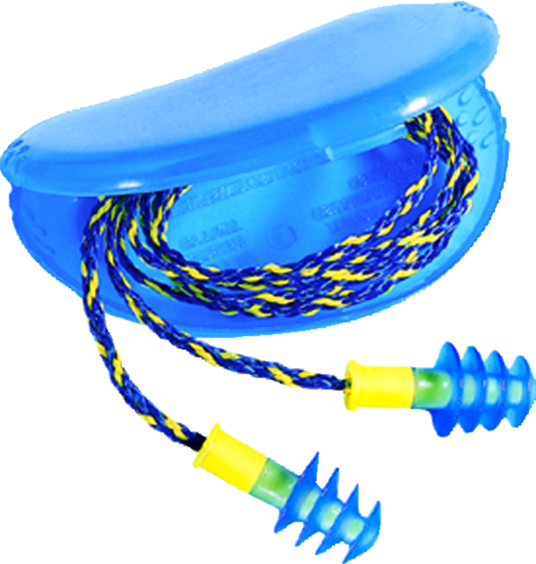 Howard Leight LF50FUS30SHP Fusion, Small Size, Optional Cord with Carrying Case Multiple Use Earplug - Model FUS30S-HP