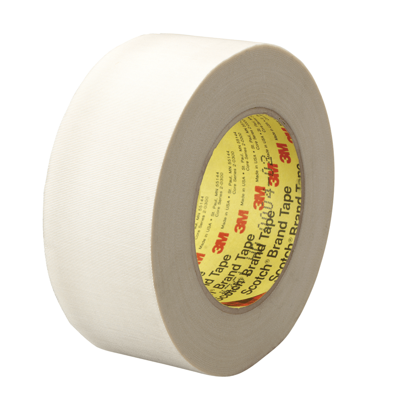 3M LF53030161 3M Glass Cloth Tape 361 White 3/4" x 60 yd 6.4 mil