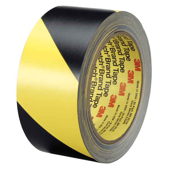 3M LF53039515 3M Safety Stripe Vinyl Tape 5702 Black/Yellow 3" x 36 yd 5.4 mil