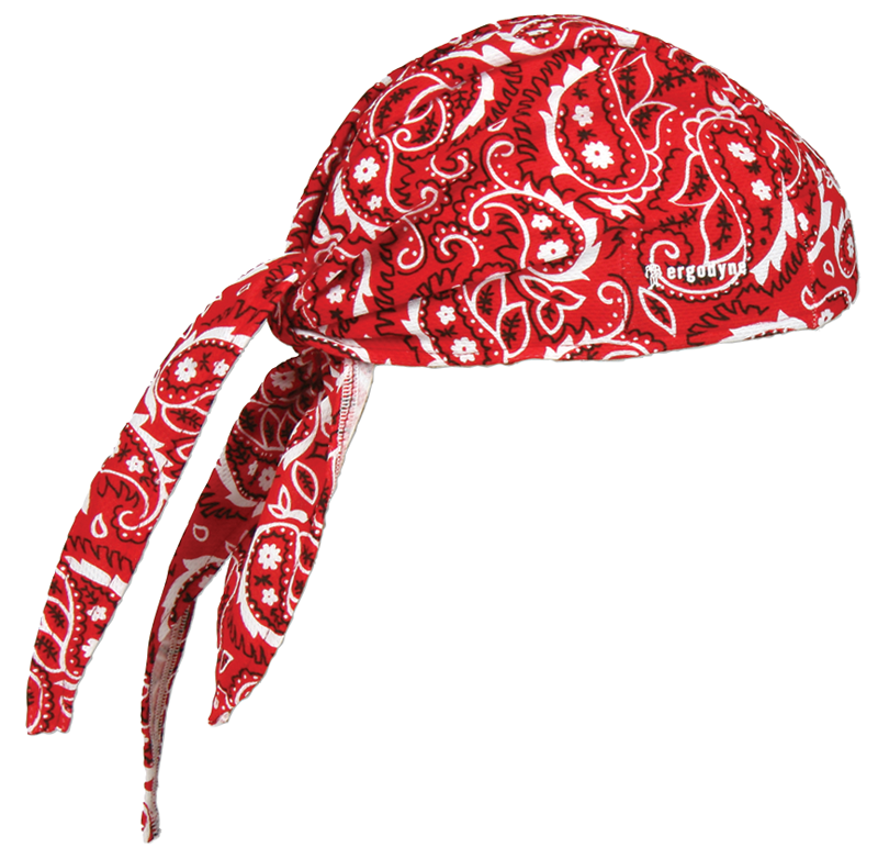 Ergodyne LF656710R 6710 Triangle Tie Hat Red Western