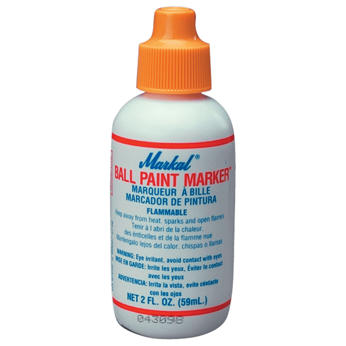 La-Co/Markal LH5284624 Ball Paint Marker - Model 84624 - Orange