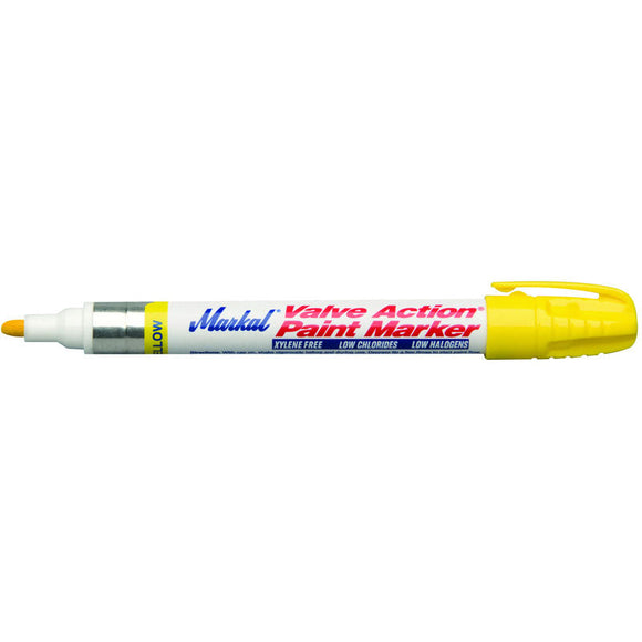 La-Co/Markal LH5296821 Valve Action Marker - Model 96821 - Yellow