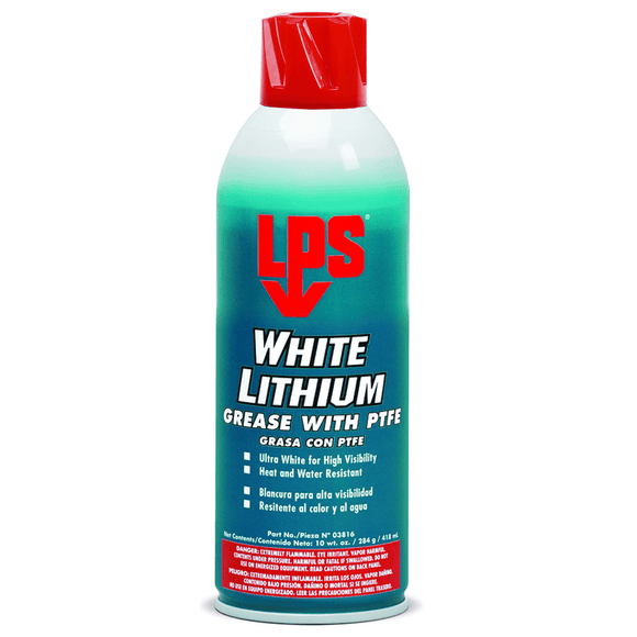 LPS LJ6003816 White Lithium Grease - 10 oz