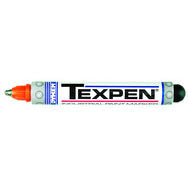 Dykem LL6016103 Texpen Medium Marker - Stainless Steel Ball Tip - Orange