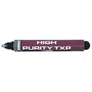 Dykem LL6017463 High Purity Marker - Stainless Steel Ball Tip - White