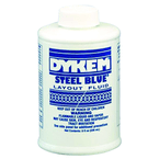Dykem LL6080400 Layout Fluid - Brush-in-Cap Bottle - Blue - 8.0 oz