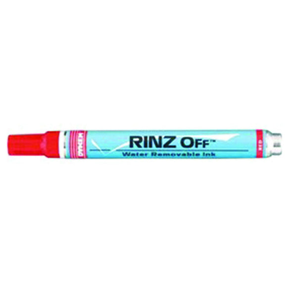 Dykem LL6091106 Rinz Off Marker - Medium - Red