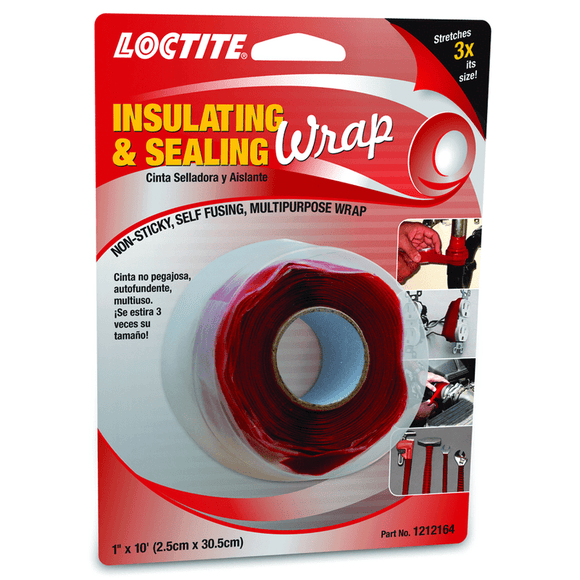 Loctite LM501212164 Insulating and Sealing Wrap 1" x 10 feet Red